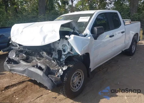 2021 Chevrolet Silverado 1500 2Wd Standard Bed Wt из США, поврежденный, VIN 1GCRWAEH4MZ407220